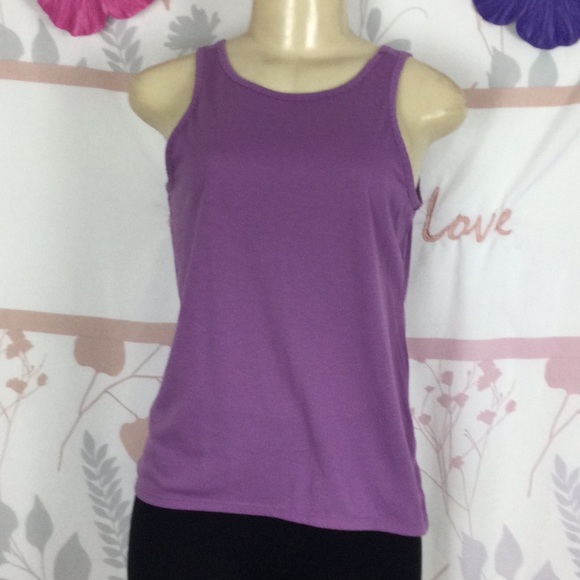 Apana Purple Muscle Tee - Picture 1 of 5
